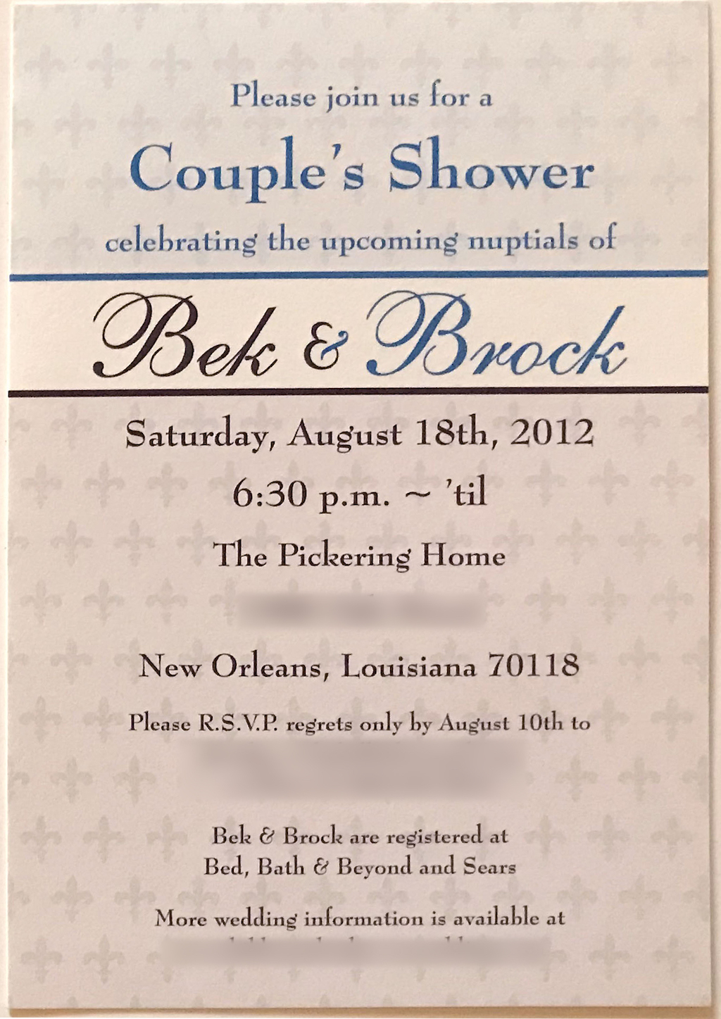 Wedding Invitation